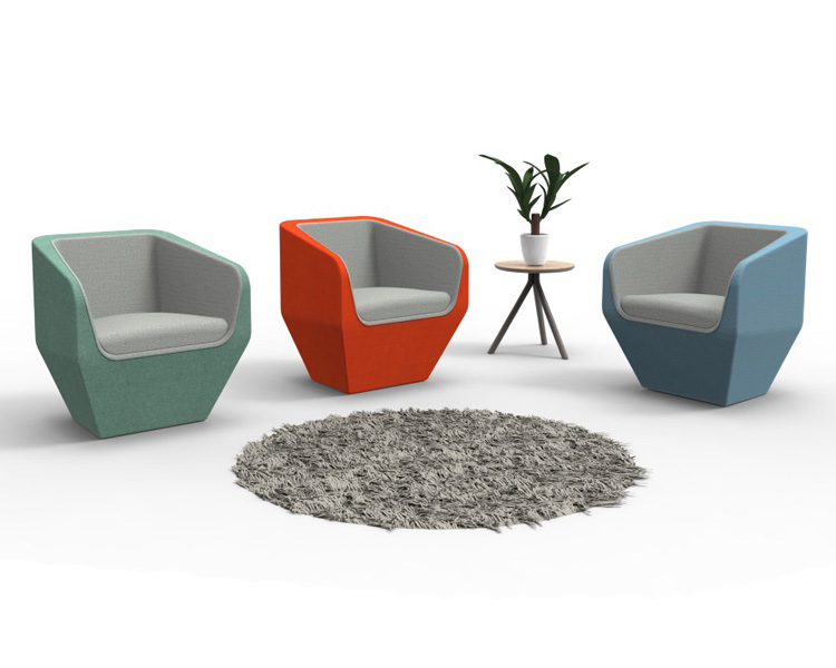 Shelton Office Booth - Citrus Seating